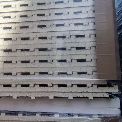 جودة  PIR Roof Panels with Polyisocyanurate Foam Core Offering Thermal Conductivity ≤0.02W/m·K, Class B Fire Resistance, and Corrosion Resistant Properties مصنع