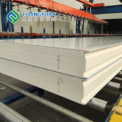 Changyuan Cold Storage PU لوحة مقاومة للحريق لوحة ساندويتش 150/200/250 مم
