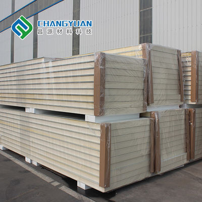 لوح عزل من الصوف الصخري المقاوم للحريق من الدرجة A مع مقاومة فائقة للحريق والعزل الحراري لغرف التبريد الصناعية والتجارية