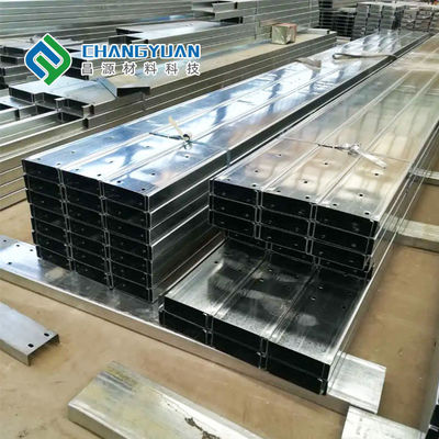 قطاع الفولاذ الإنشائي الفضي شرائط معدنية مجلفنة GB ​​ASTM