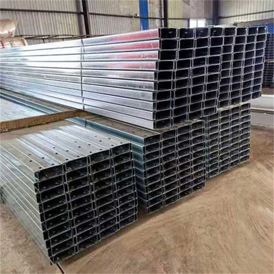 C & Z purlins والشعاع العرضي والشعاع الرأسي وملف الفولاذ المغلي مع الطول القابل للتخصيص والانتهاء المقاوم للتآكل للتطبيقات الهيكلية