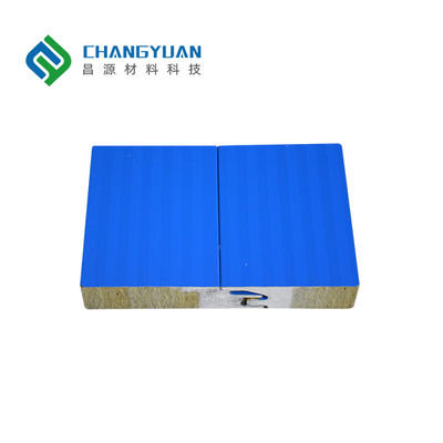 ألواح الجدران الساندويتشية المصنوعة من الصوف الصخري المقاوم للحريق بسمك 75 مم، الحل الأمثل لعزل المباني