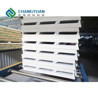 لوحة حائط ساندويتش PU / PIR حل مثالي للحفاظ على الحرارة في المبنى