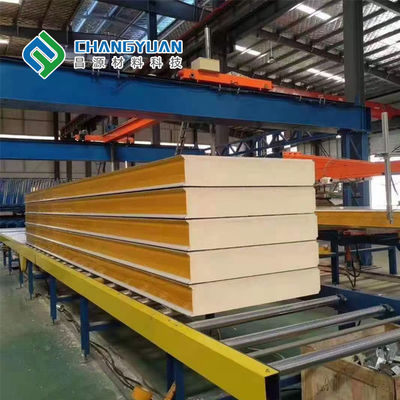 PU sandwich panel and Customizable PIR Sandwich Panel for Cold Rooms with Moisture Resistance and Sound Insulation 