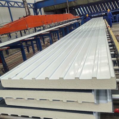 Polyurethane structural insulated panels outdoor roof panels foam core roofing profile sandwich panels 